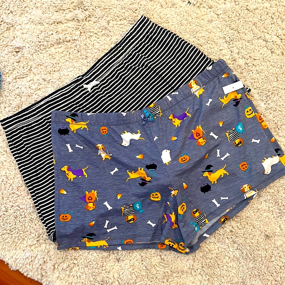 NWT pajama shorts set